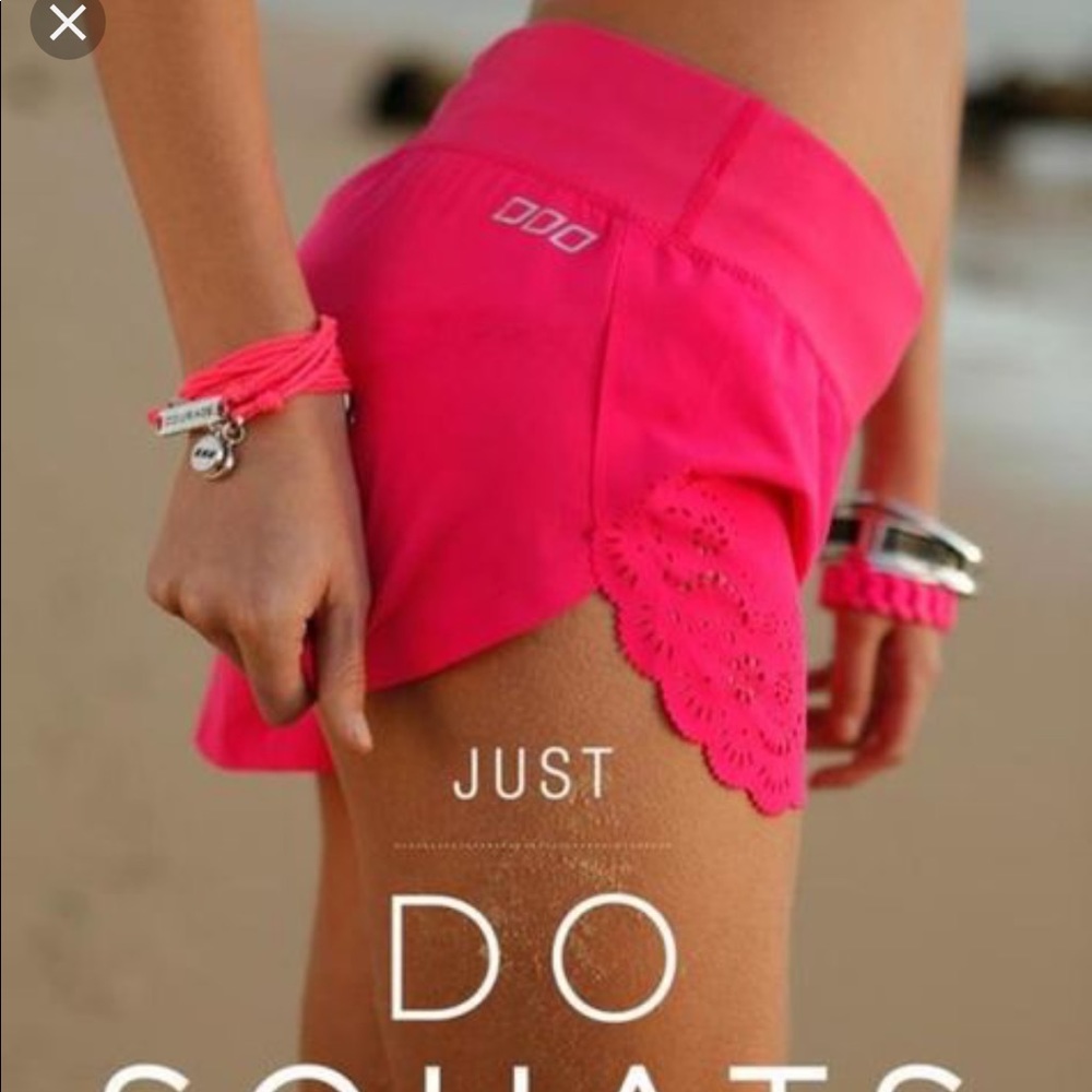 Pink Run Shorts